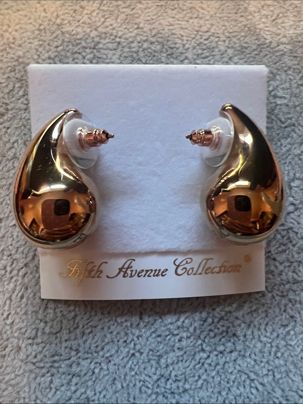 Fifth Avenue Collection Gold Teardrop Earrings